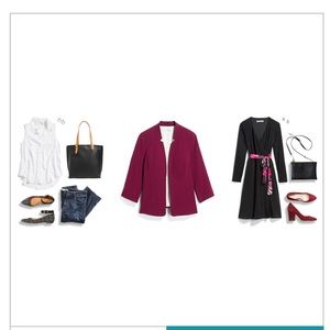 Kensie burgundy notched collar blazer